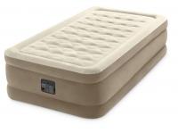 Надувная кровать Ultra Plush Bed 99х191х46см, встроенный насос 220V (Intex 64426)