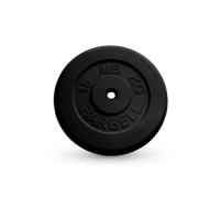 15 кг диск (блин) MB Barbell (черный) 26 мм.